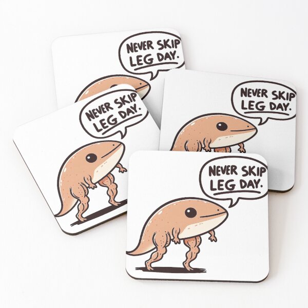 Item preview, Never Skip Leg Day Tadpole designed and sold by LemuellTrends.