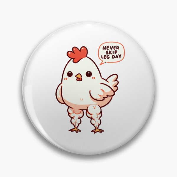 Item preview, Never Skip Leg Day Chicken designed and sold by LemuellTrends.