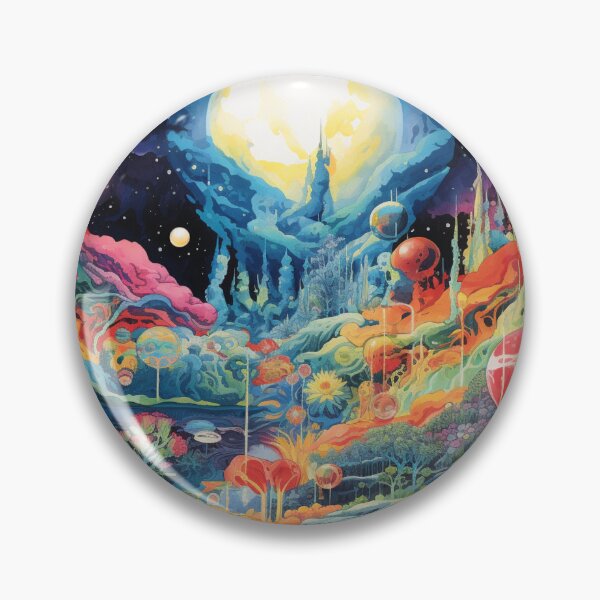 Artikelvorschau, Trippy Nachtlandschaft entworfen und verkauft von Thingsnsich.