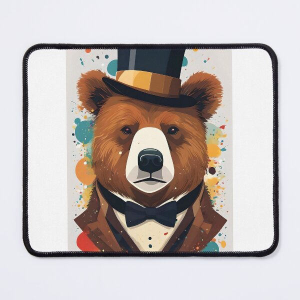 Item preview, Bear in a top hat designed and sold by BlacCollection.