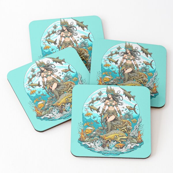 Item preview, Ocean Empress among the sea creatures, fish sharks and dolphins designed and sold by AnalajiaDesigns.