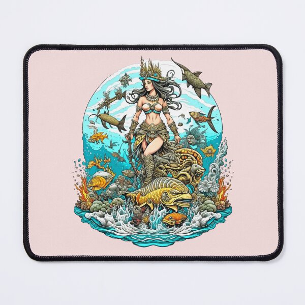 Item preview, Ocean Empress among the sea creatures, fish sharks and dolphins designed and sold by AnalajiaDesigns.