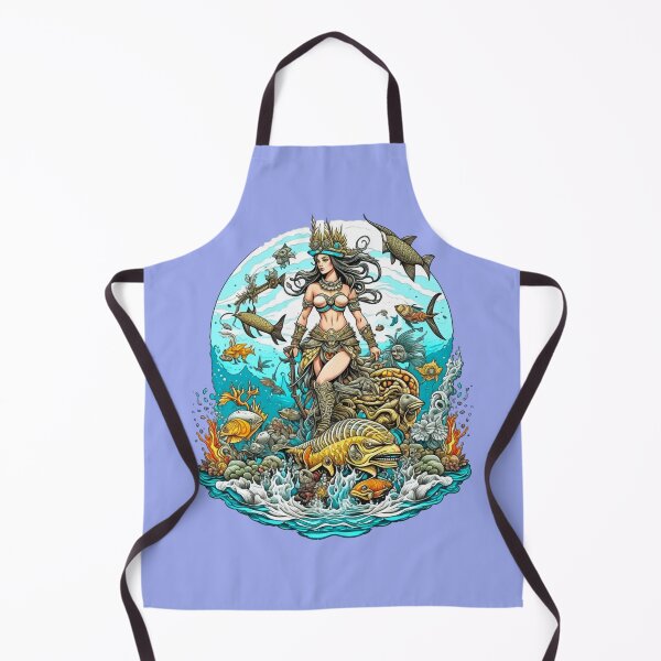 Item preview, Ocean Empress among the sea creatures, fish sharks and dolphins designed and sold by AnalajiaDesigns.
