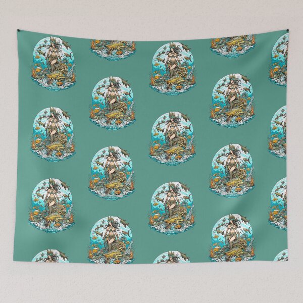 Item preview, Ocean Empress among the sea creatures, fish sharks and dolphins designed and sold by AnalajiaDesigns.