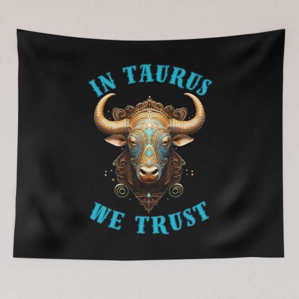 Item preview, In Taurus We Trust. taurus birthday designed and sold by ZodiacWonders.