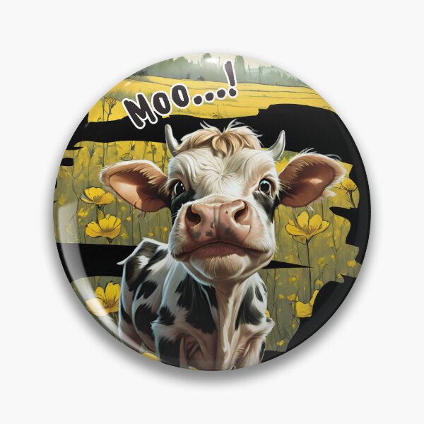 Item preview, Mini Black And White Micro Cow  designed and sold by LittleGnomad.