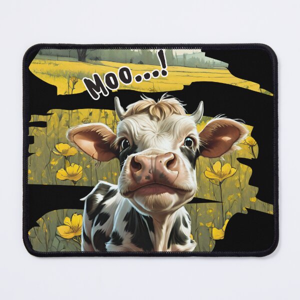 Item preview, Mini Black And White Micro Cow designed and sold by LittleGnomad.