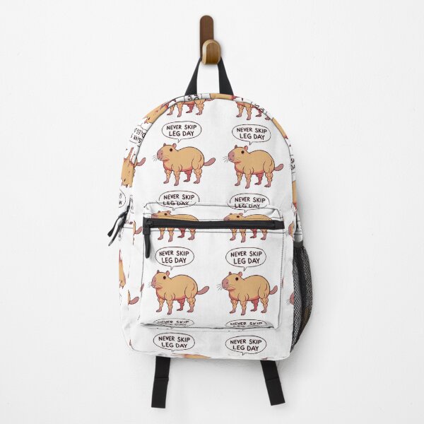 Item preview, Never Skip Leg Day Capybara designed and sold by LemuellTrends.