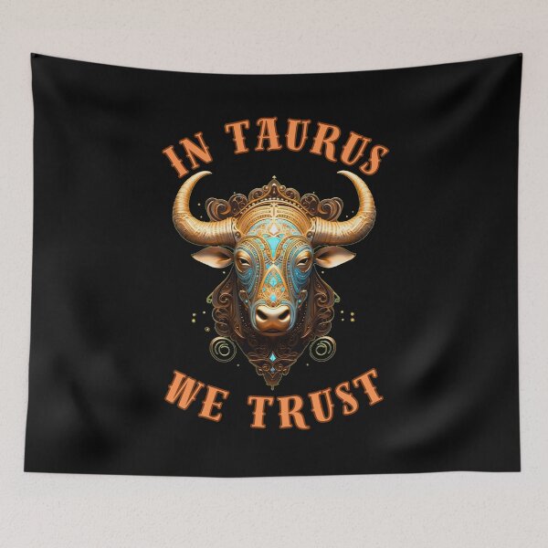 Item preview, In Taurus We Trust. taurus constellation designed and sold by ZodiacWonders.