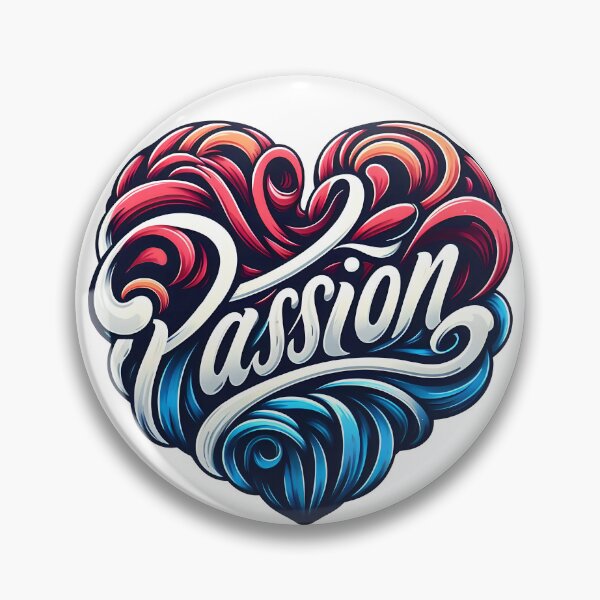 Item preview, Passion of Love, typography designed and sold by maxmaj.