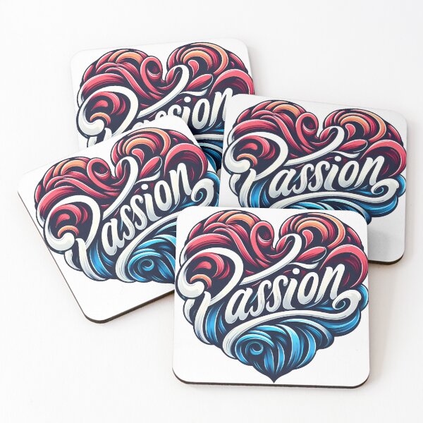 Item preview, Passion of Love, typography designed and sold by maxmaj.