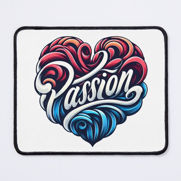 Item preview, Passion of Love, typography designed and sold by maxmaj.