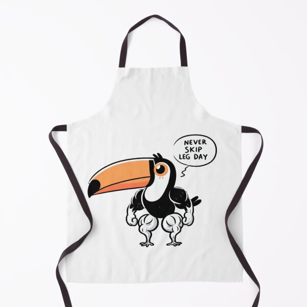Item preview, Never Skip Leg Day Toucan designed and sold by LemuellTrends.