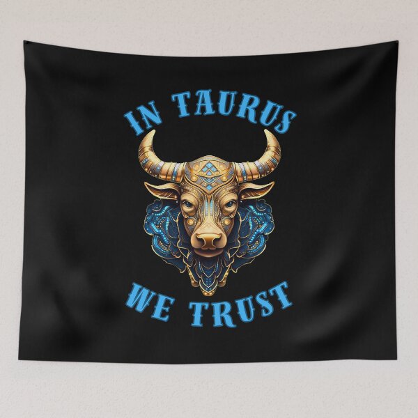 Item preview, In Taurus We Trust. cute taurus designed and sold by ZodiacWonders.