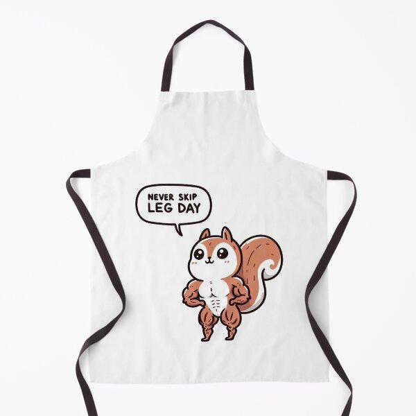 Item preview, Never Skip Leg Day Squirrel designed and sold by LemuellTrends.