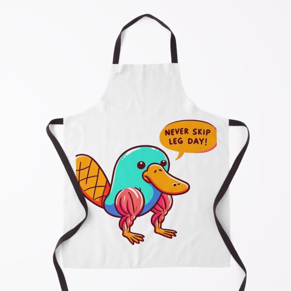 Item preview, Never Skip Leg Day Platypus designed and sold by LemuellTrends.