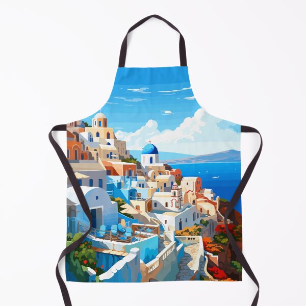 Item preview, Magical Santorini Greek Summer Vacation Greece Theme Art designed and sold by LVTFCOarts.
