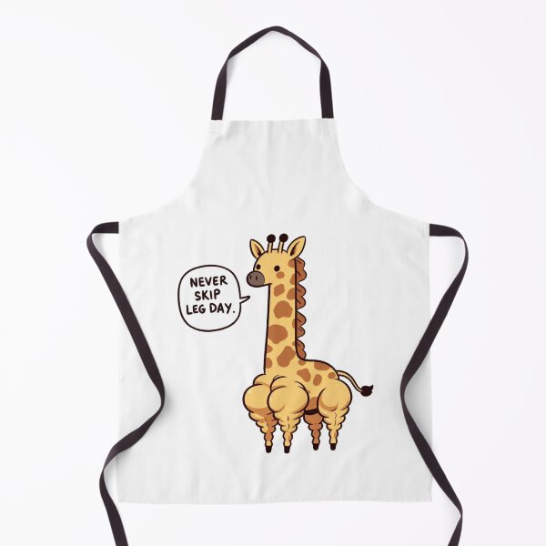 Item preview, Never Skip Leg Day Giraffe designed and sold by LemuellTrends.