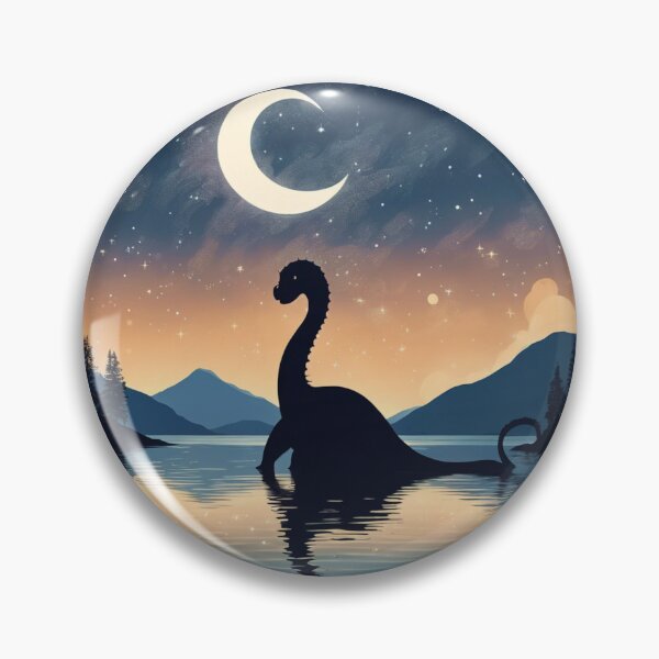 Item preview, Crescent Moon Nessie designed and sold by CryptidNation.