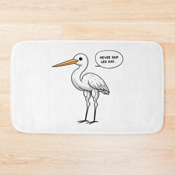 Item preview, Never Skip Leg Day Seagull designed and sold by LemuellTrends.