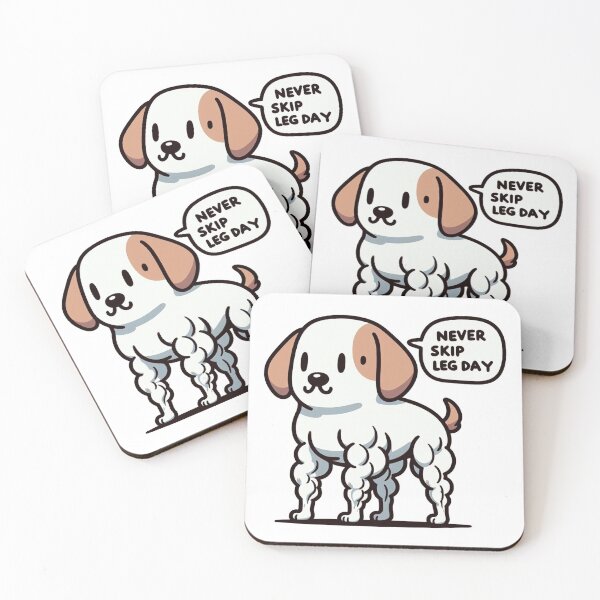 Item preview, Never Skip Leg Day Dog designed and sold by LemuellTrends.