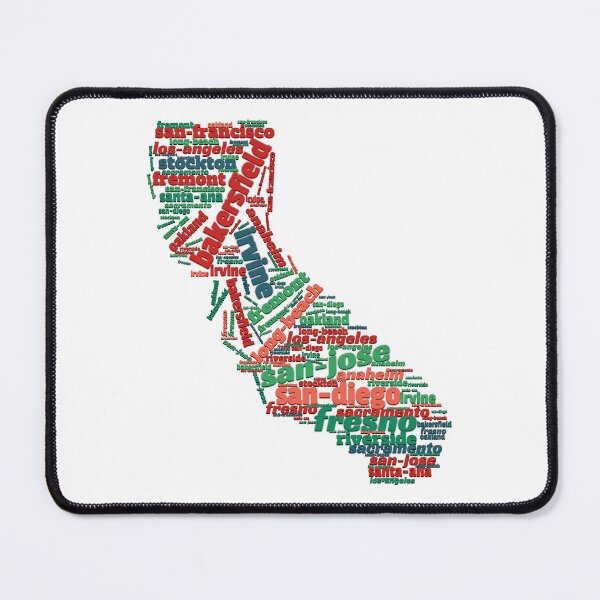 Item preview, California Cities designed and sold by Yzakreativ.