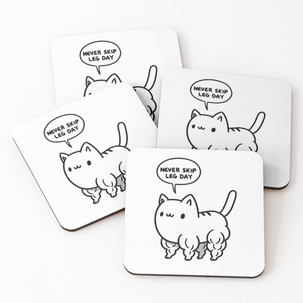 Item preview, Never Skip Leg Day Cat designed and sold by LemuellTrends.