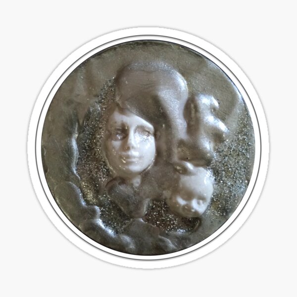 Item preview, Brutalist Abstract Celestial Mother designed and sold by artistdiat.