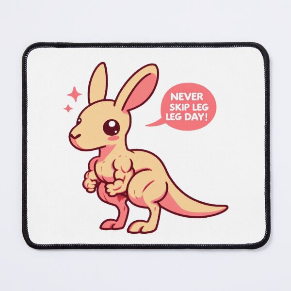 Item preview, Never Skip Leg Day Kangaroo designed and sold by LemuellTrends.