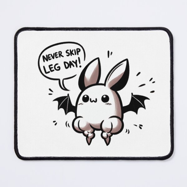 Item preview, Never Skip Leg Day Bat designed and sold by LemuellTrends.