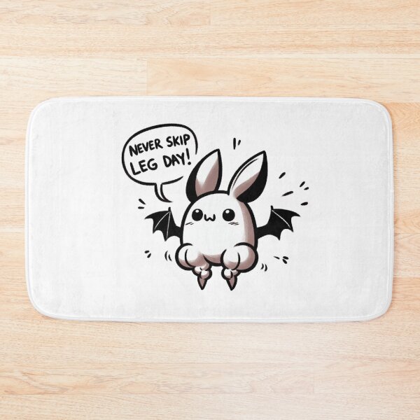 Item preview, Never Skip Leg Day Bat designed and sold by LemuellTrends.