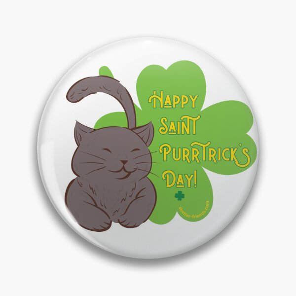 Item preview, Happy Saint Purrtrick's Day!  designed and sold by Shelter-Friends.