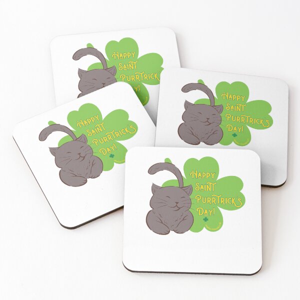 Item preview, Happy Saint Purrtrick's Day!  designed and sold by Shelter-Friends.