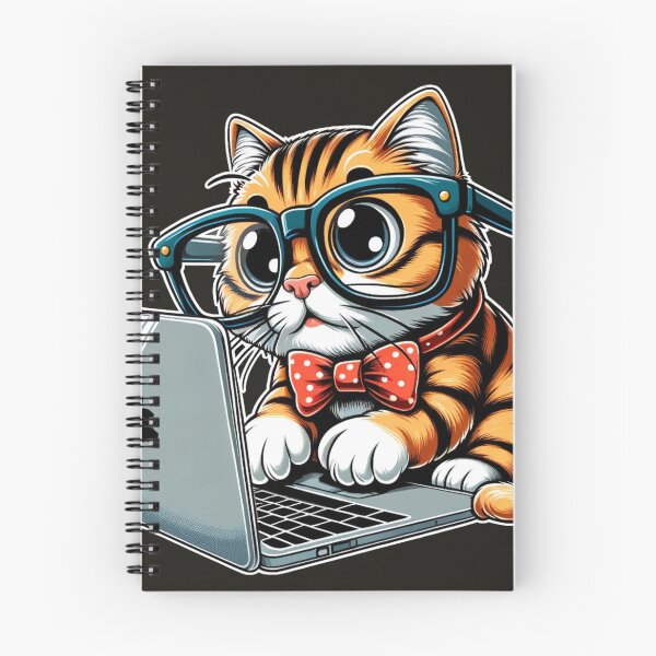 Item preview, Hilarious Cat with Laptop - Comical Feline Tech Trouble designed and sold by Buzzenon.