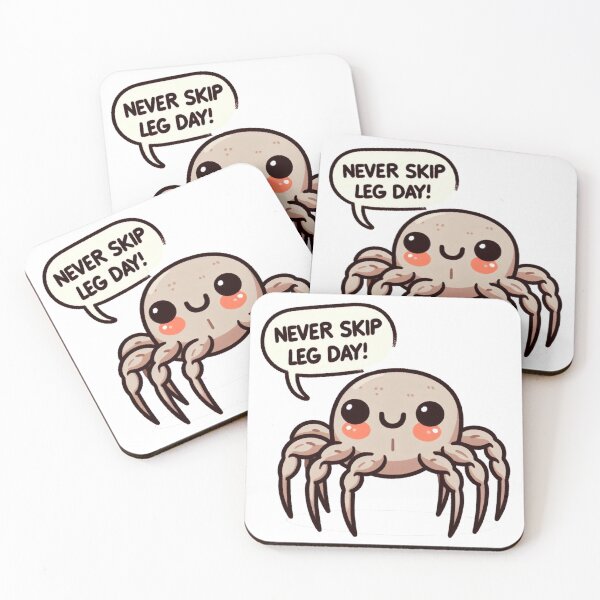 Item preview, Never Skip Leg Day Spider designed and sold by LemuellTrends.