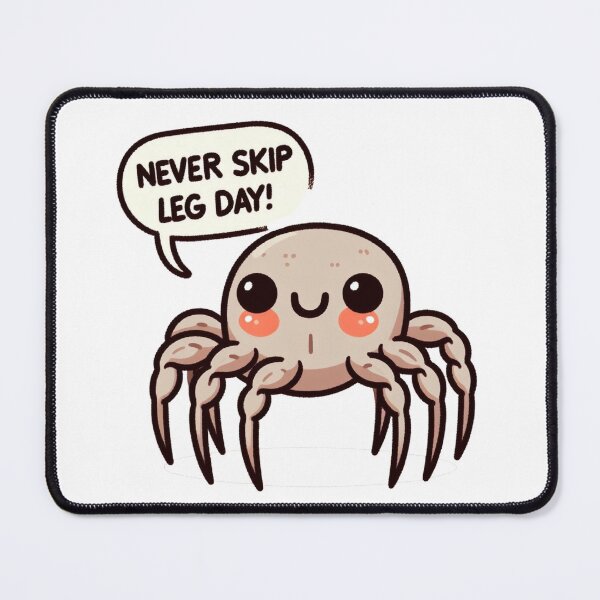 Item preview, Never Skip Leg Day Spider designed and sold by LemuellTrends.