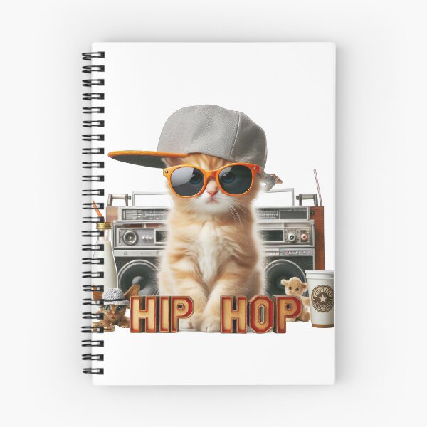 Item preview, Hip Hop Kitten - Funny and Cute Animal Design designed and sold by joyfulcow.