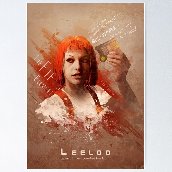 Item preview, Leeloo Dallas, Multipass! designed and sold by DigitalTheory.
