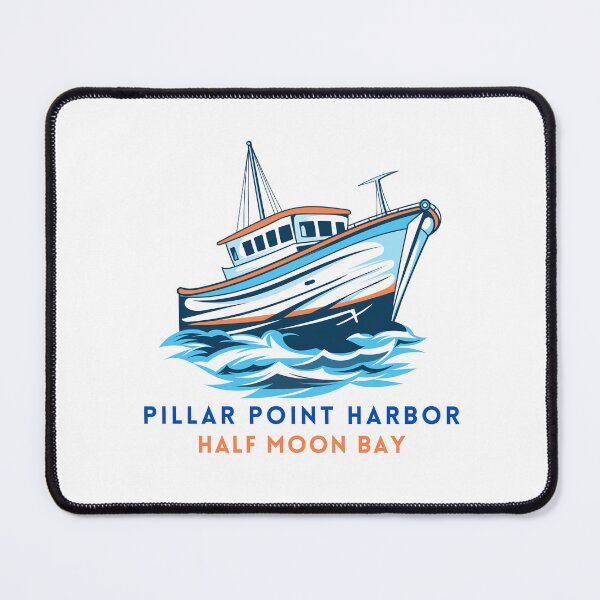 Item preview, Pillar Point Harbor Half Moon Bay California designed and sold by HalfMoonBayShop.