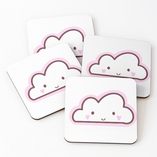 Item preview, cute pink cloud smile designed and sold by harriiiboo.