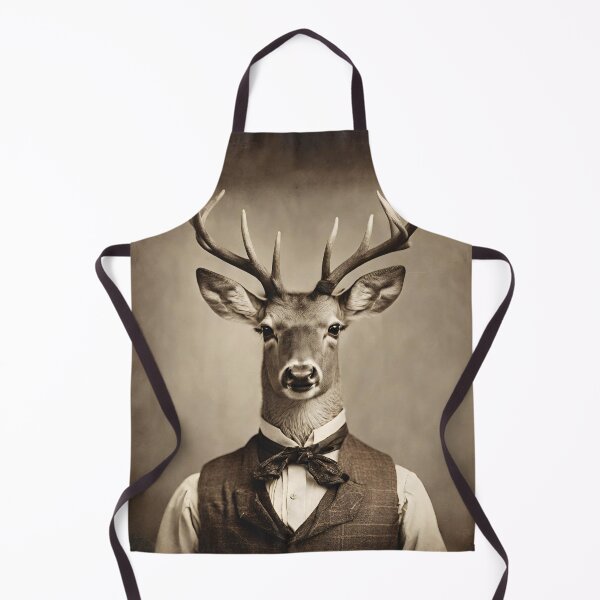 Item preview, Deer Portrait Victorian Artistic Gift Fashion designed and sold by popanato.
