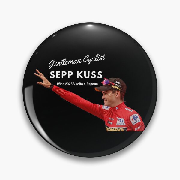 Item preview, Sepp Kuss Sticker Gentleman Cycliste GC remporte La Vuelta designed and sold by ClarenceGarza.