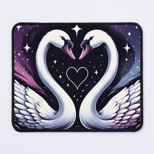Item preview, Love Swans - Starry Night Valentine's Heart Design designed and sold by Buzzenon.