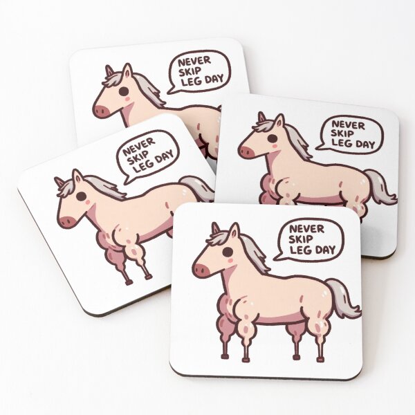 Item preview, Never Skip Leg Day Horse designed and sold by LemuellTrends.