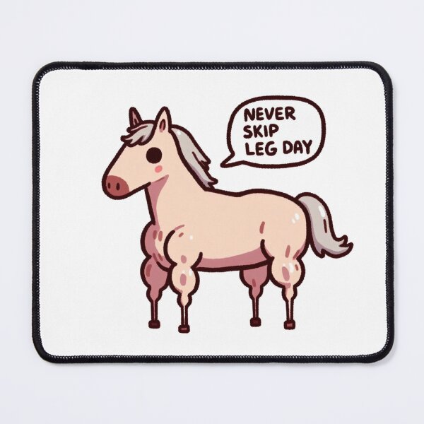 Item preview, Never Skip Leg Day Horse designed and sold by LemuellTrends.