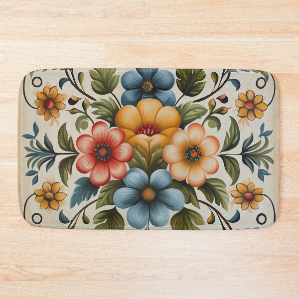 Item preview, Norwegian Rosemaling-Oil On Canvas #30 designed and sold by Gypsykiss.