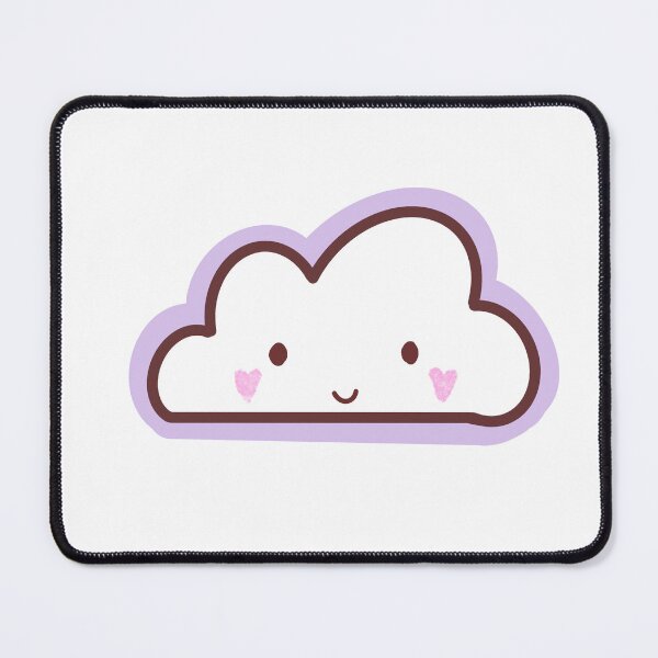 Item preview, cute purple cloud smile designed and sold by harriiiboo.