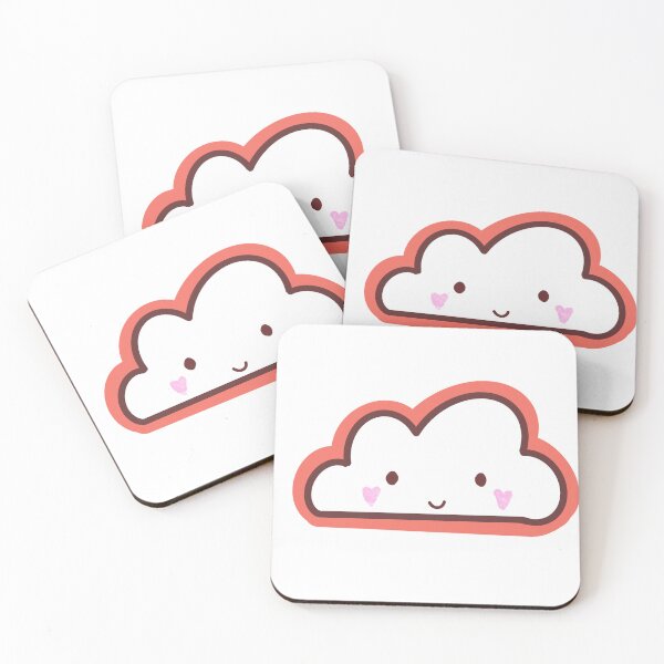 Item preview, cute red cloud smile designed and sold by harriiiboo.