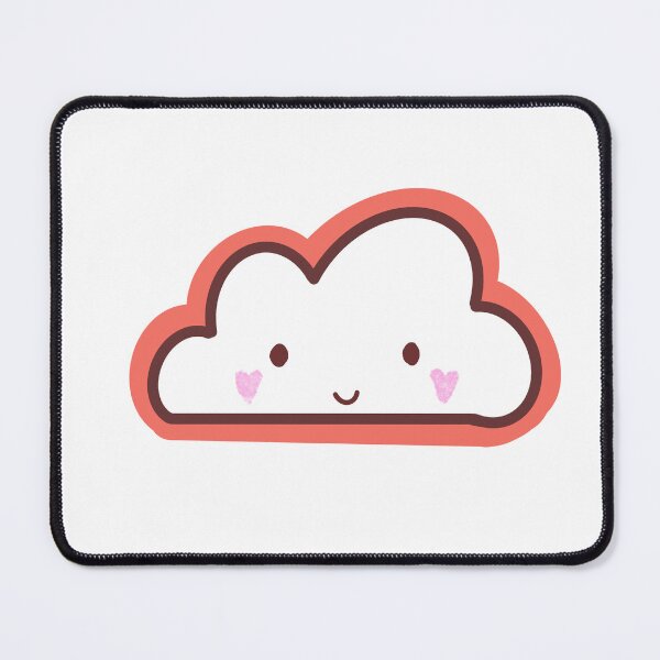 Item preview, cute red cloud smile designed and sold by harriiiboo.