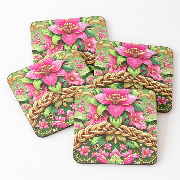 Item preview, Luxury Floral Chain Digital Art designed and sold by mymagicstoreus.
